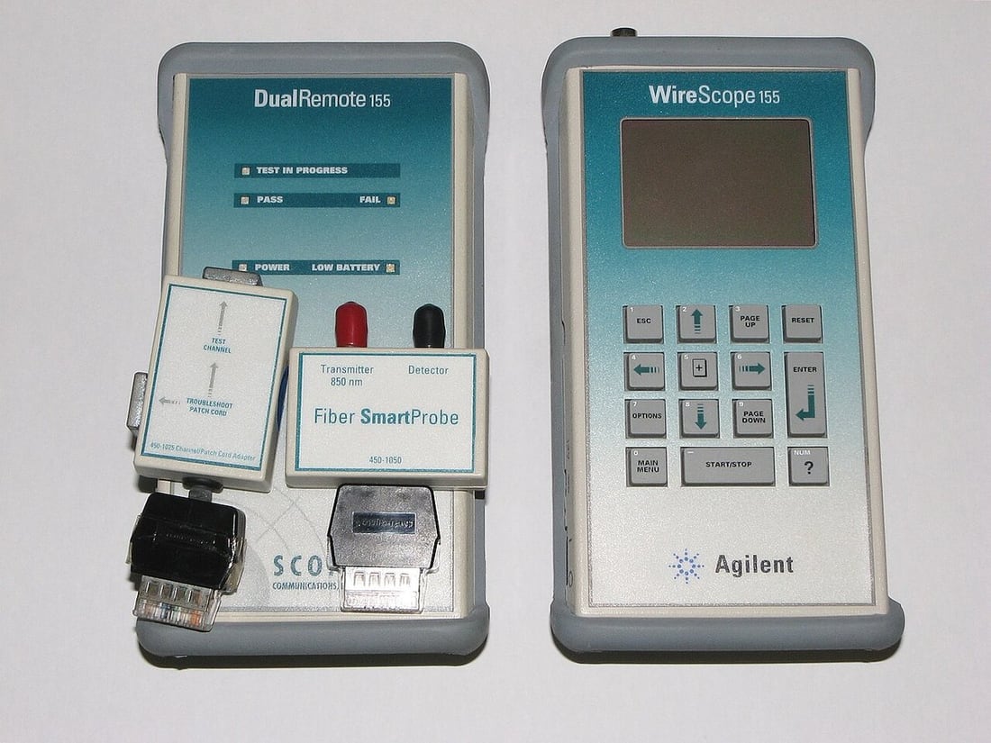 Network cable test instruments illustrate channel-specific verification beyond continuity.