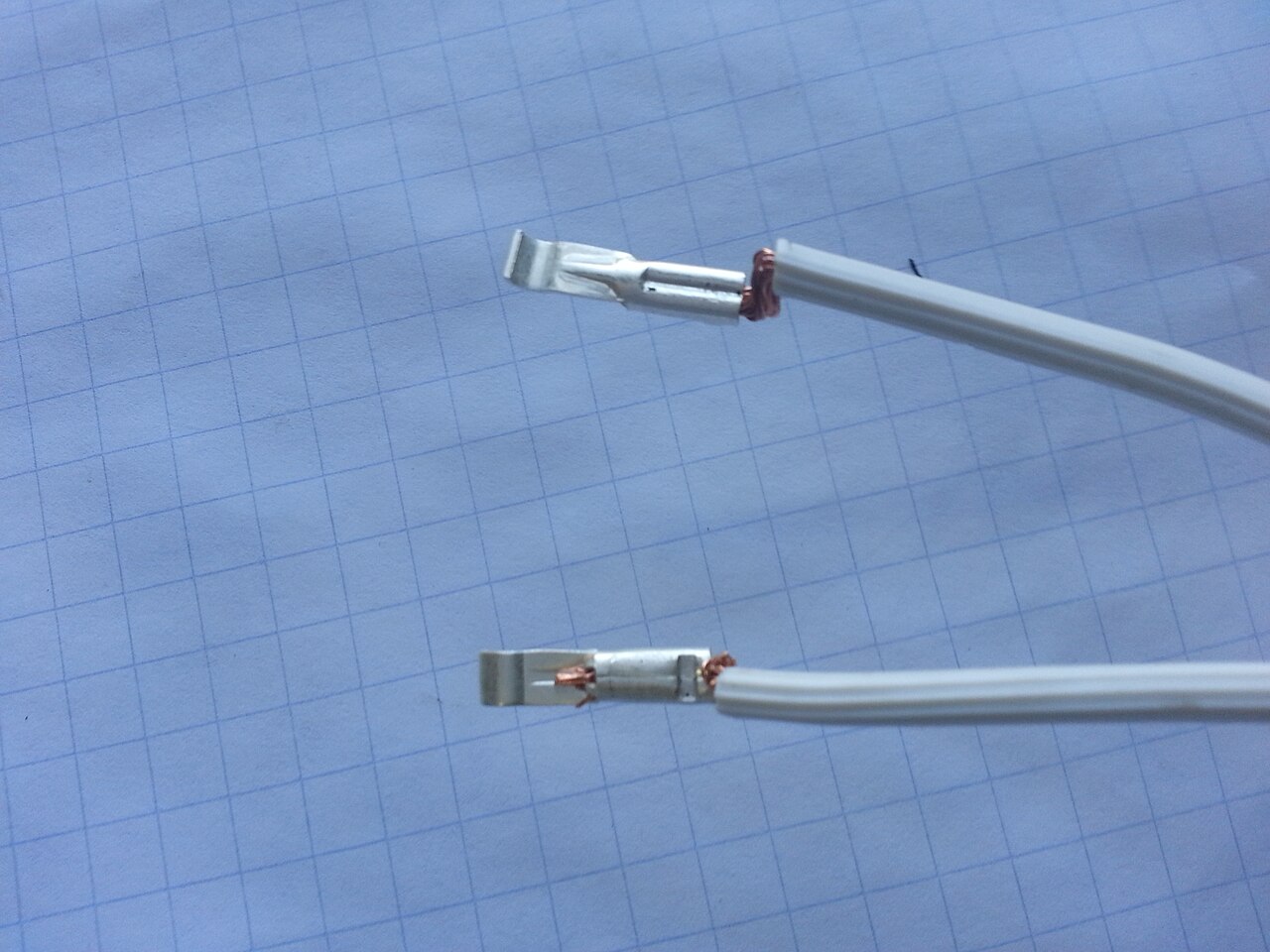 Crimp, insert and retain as separate checks