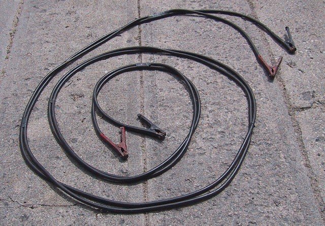 Temporary jump leads are used only at the vehicle's approved connection points.
