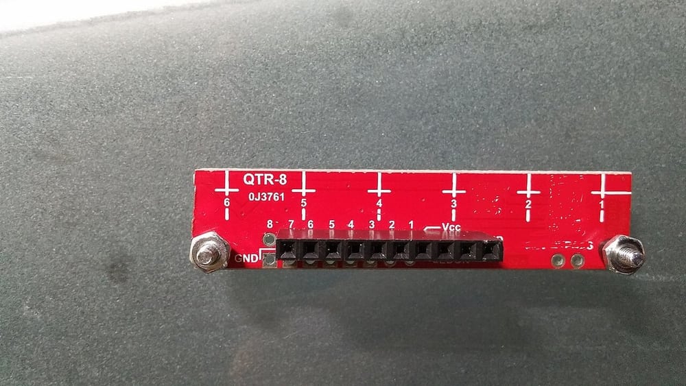 Sensor board and pin adapter illustrate the connection from sensing to electronics.