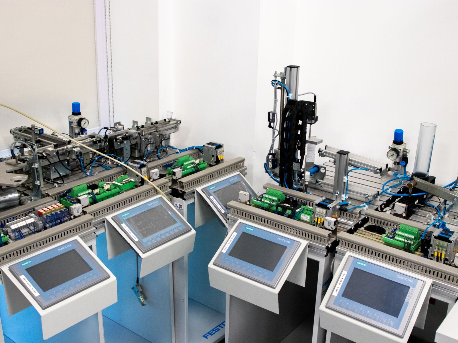 PLC, HMI and controller harness