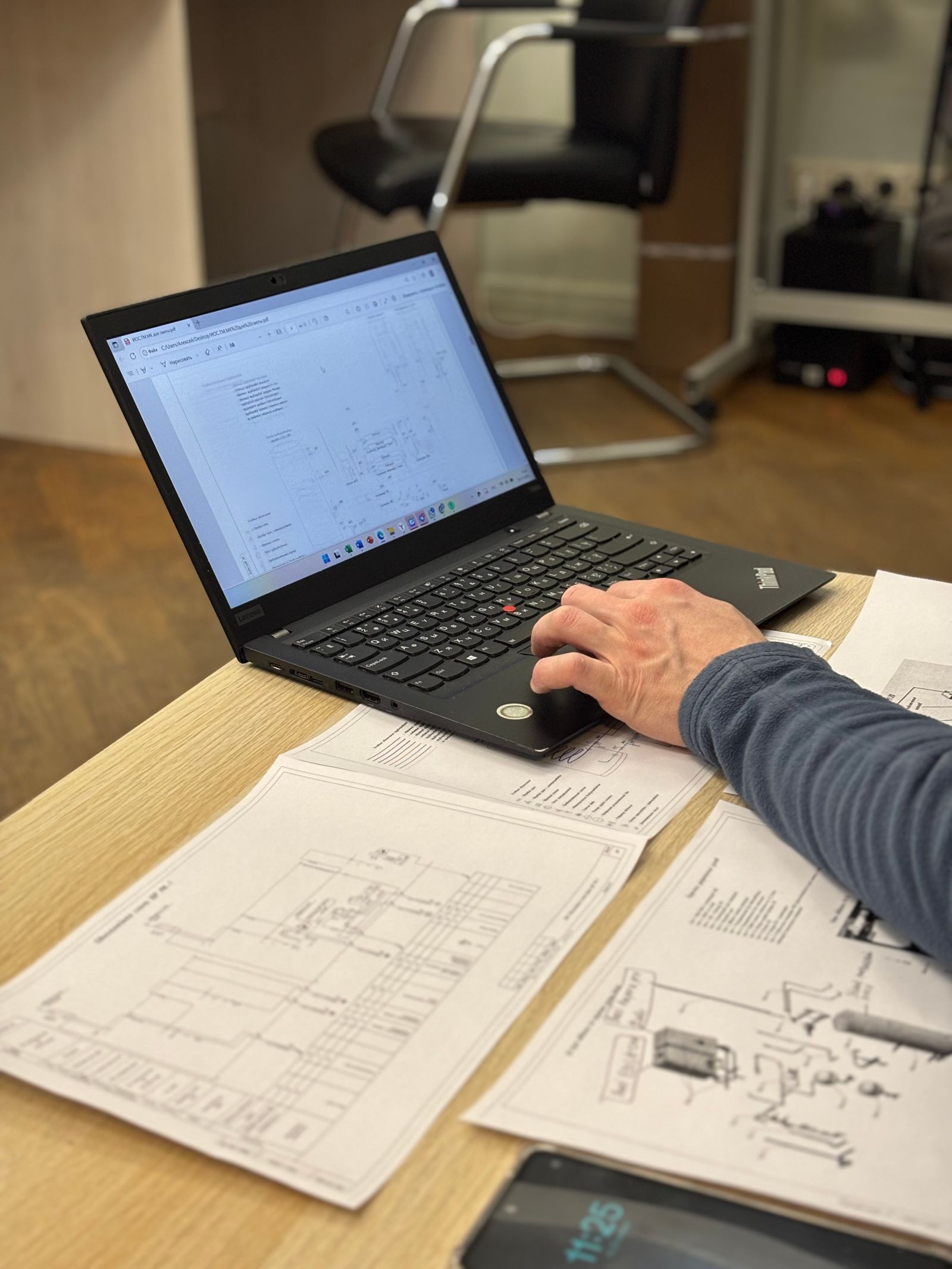 Build from panel drawing and connection table