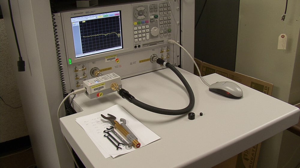 NIST network-analyzer work illustrates RF measurement equipment, not a test of our product.