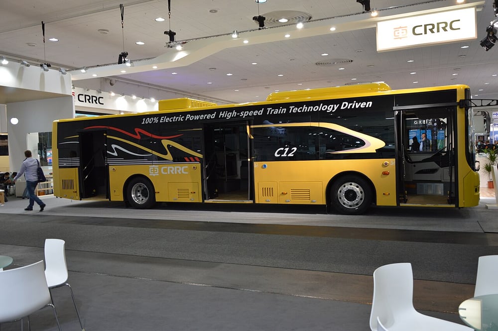 Electric buses provide an application context for power distribution and auxiliary feeds.