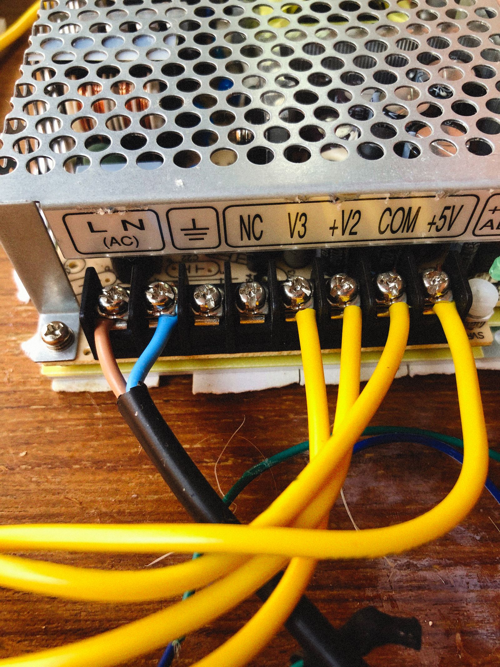 Size the power group for the installed load and temperature