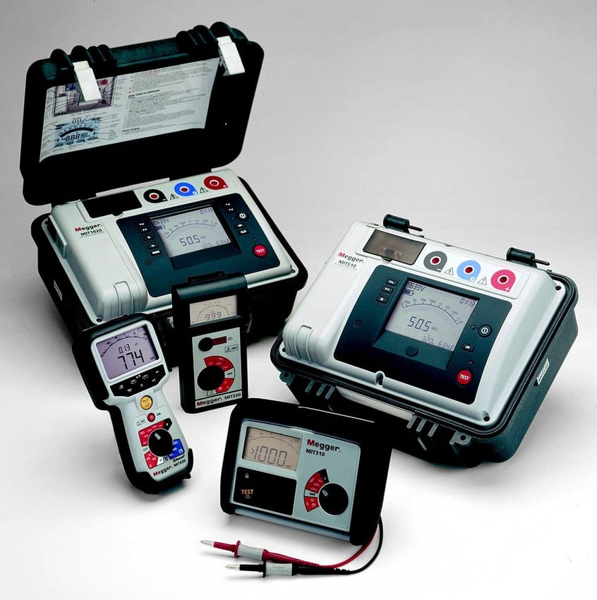 Insulation-resistance instruments illustrate a measurement method distinct from continuity.