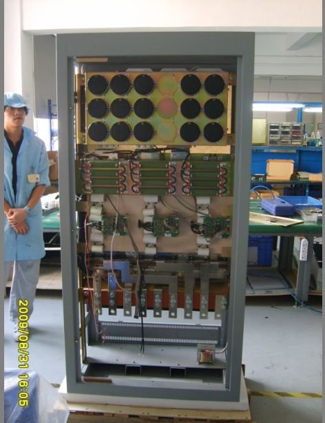 Drive cabinet application reference; internal control wiring and high-power circuits have separate requirements.