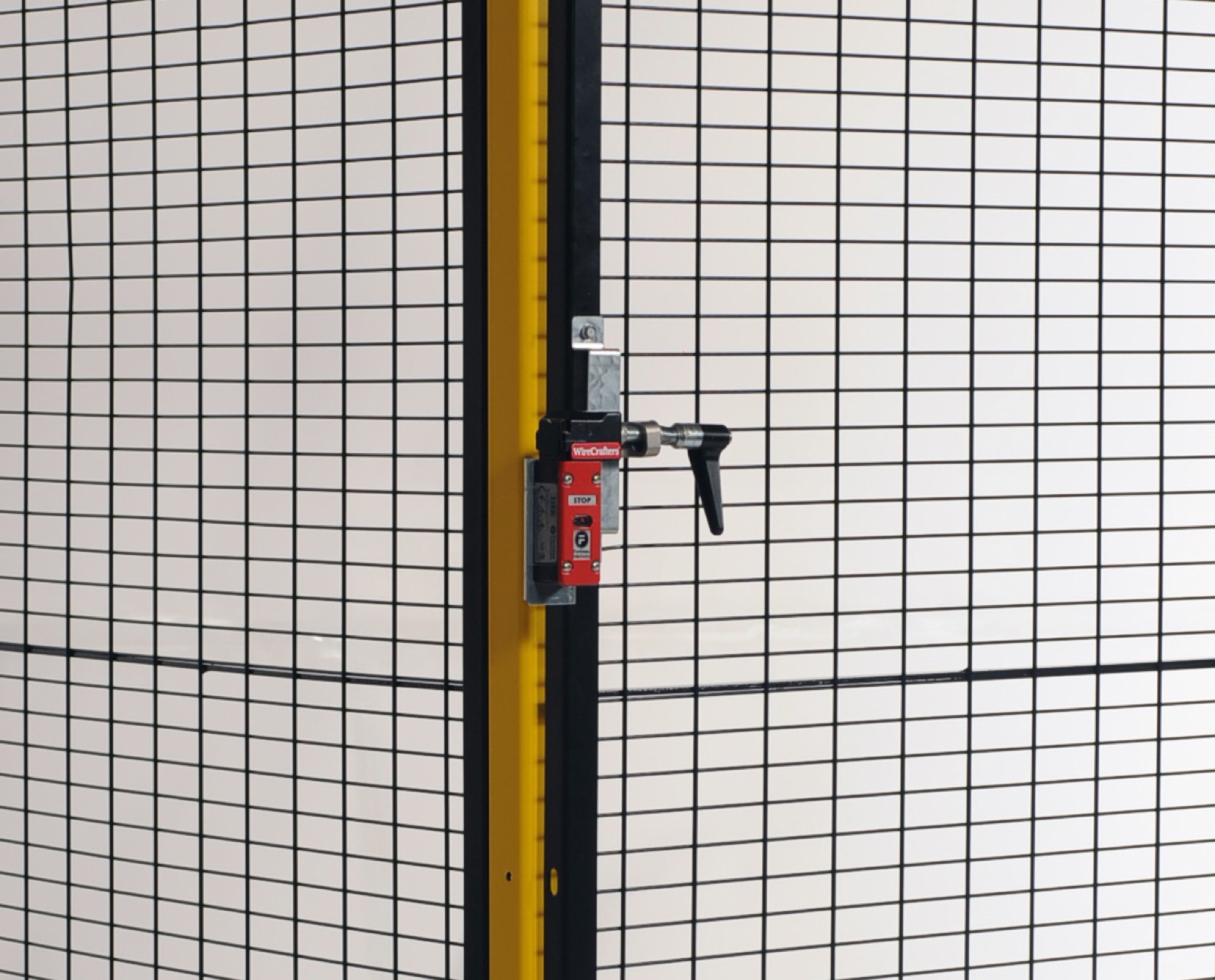 Industrial machinery and door-position sensing