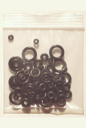 Elastomer sealing detail — a material reference, not a SUPERSEAL component or an IP test result.