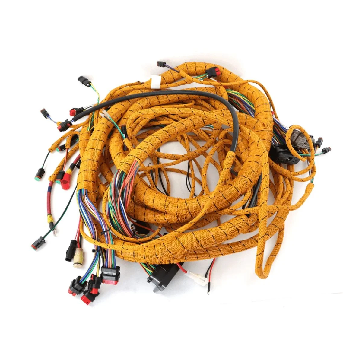 Excavator Yellow Sleeve Branch Harness
