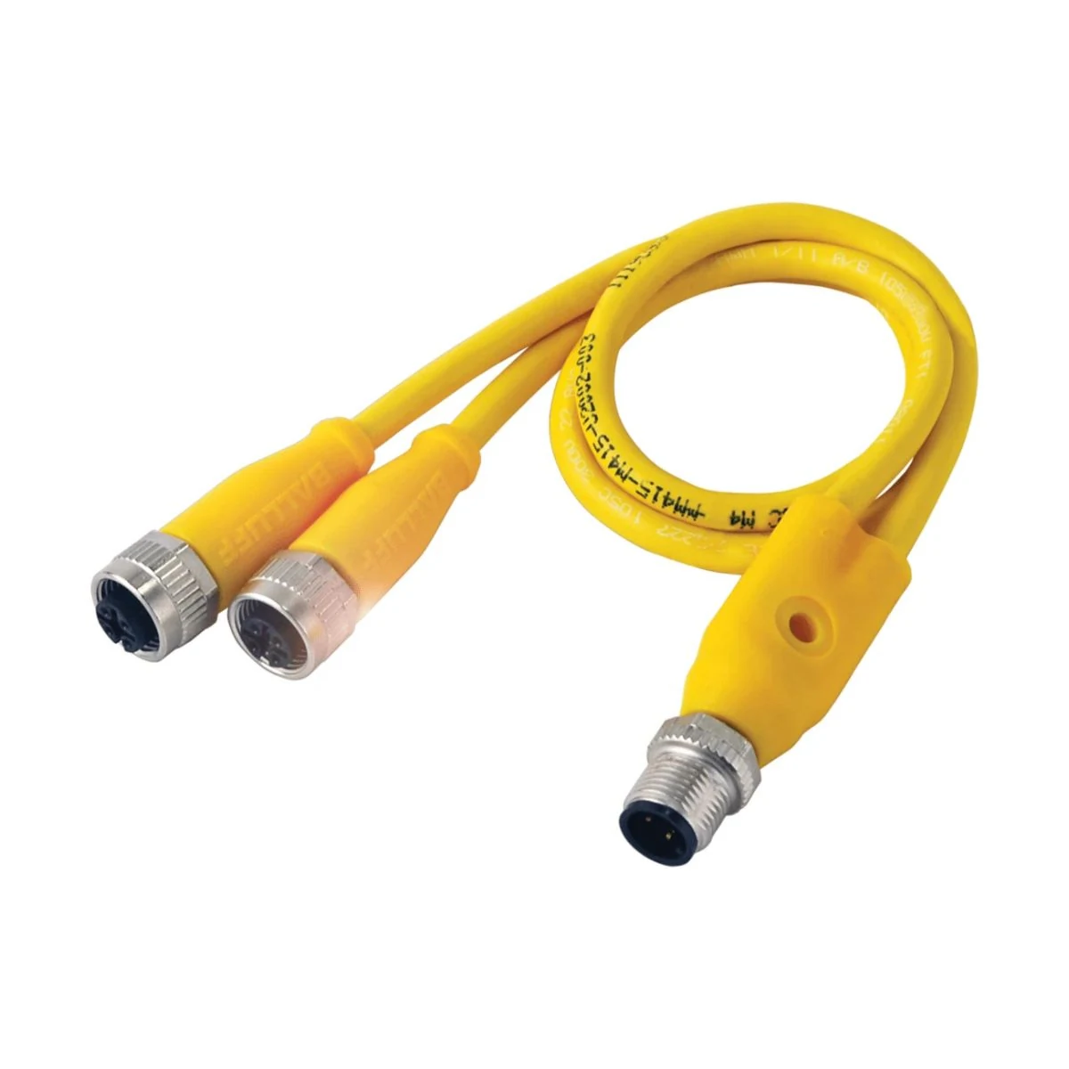 Construction close-up of Circular Connector Y-Branch Sensor Harness