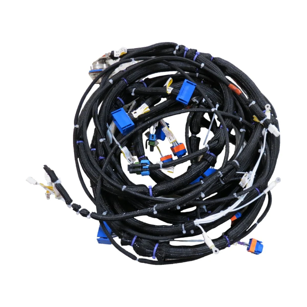 Aviation Blue Connector Multi-Branch Harness