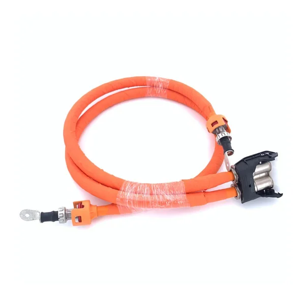 High-Voltage Dual Plugs Coiled Cable