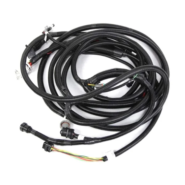 Tractor Multi-Plug Corrugated-Conduit Harness
