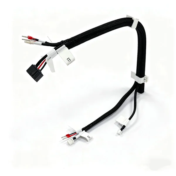 Braided Sleeve Dual Plug Y-Branch Harness