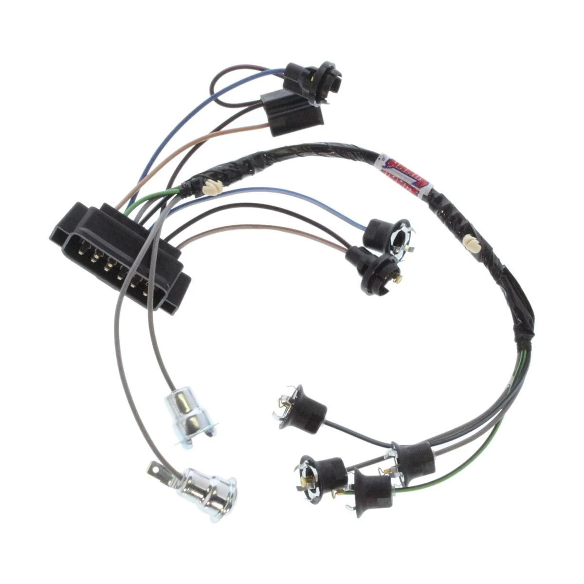 Construction close-up of Headlight Main Plug & Multi-Socket Harness