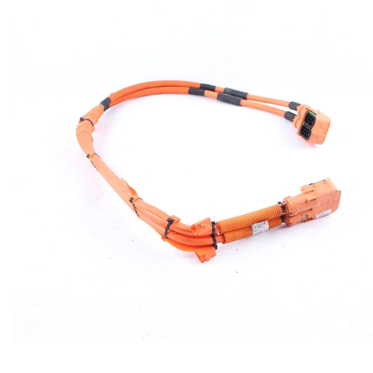 Orange Sheathed Dual Plugs Automotive Harness