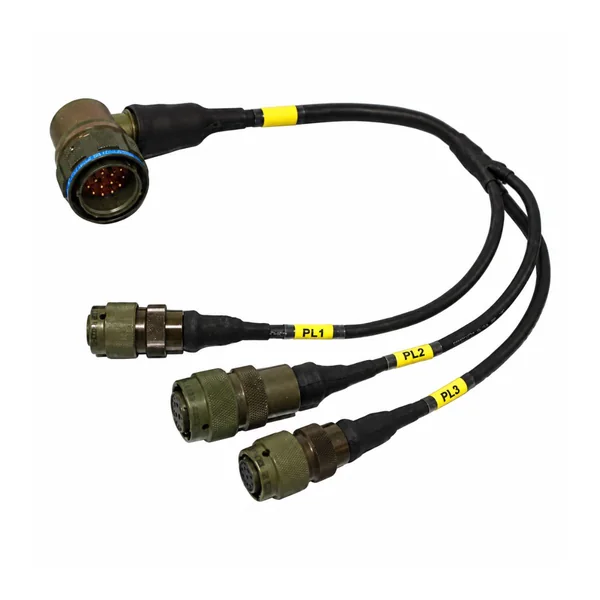 Circular Multi-Pin Connector 3-Way Branch Harness