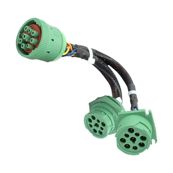 J1939 9-Pin 1-to-2 Y-Branch Harness