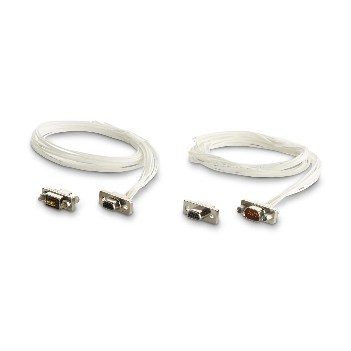 Construction close-up of Micro-D Double-Ended White Harness Set