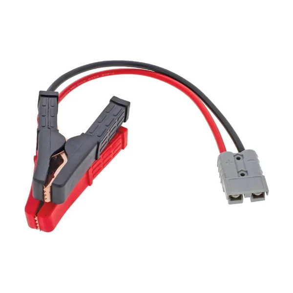 Two-Pole Quick Connector to Flat-Jaw Battery Clamps Harness