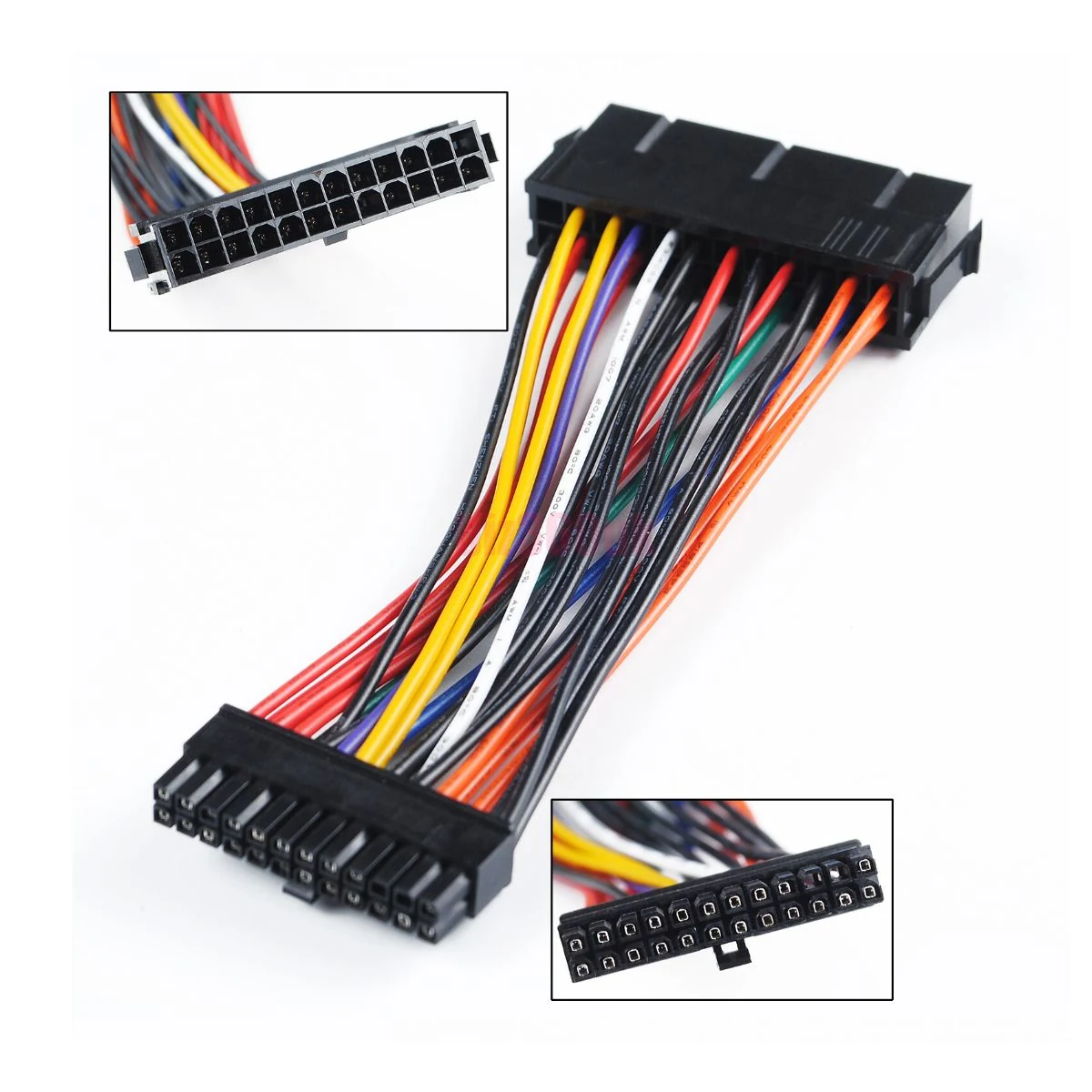 Construction close-up of ATX 24-Pin Power Extension Harness
