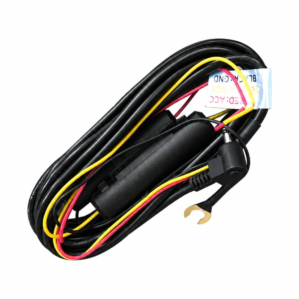 Construction close-up of Dash Camera Fuse Box Power Tap & Spade-Terminal Harness