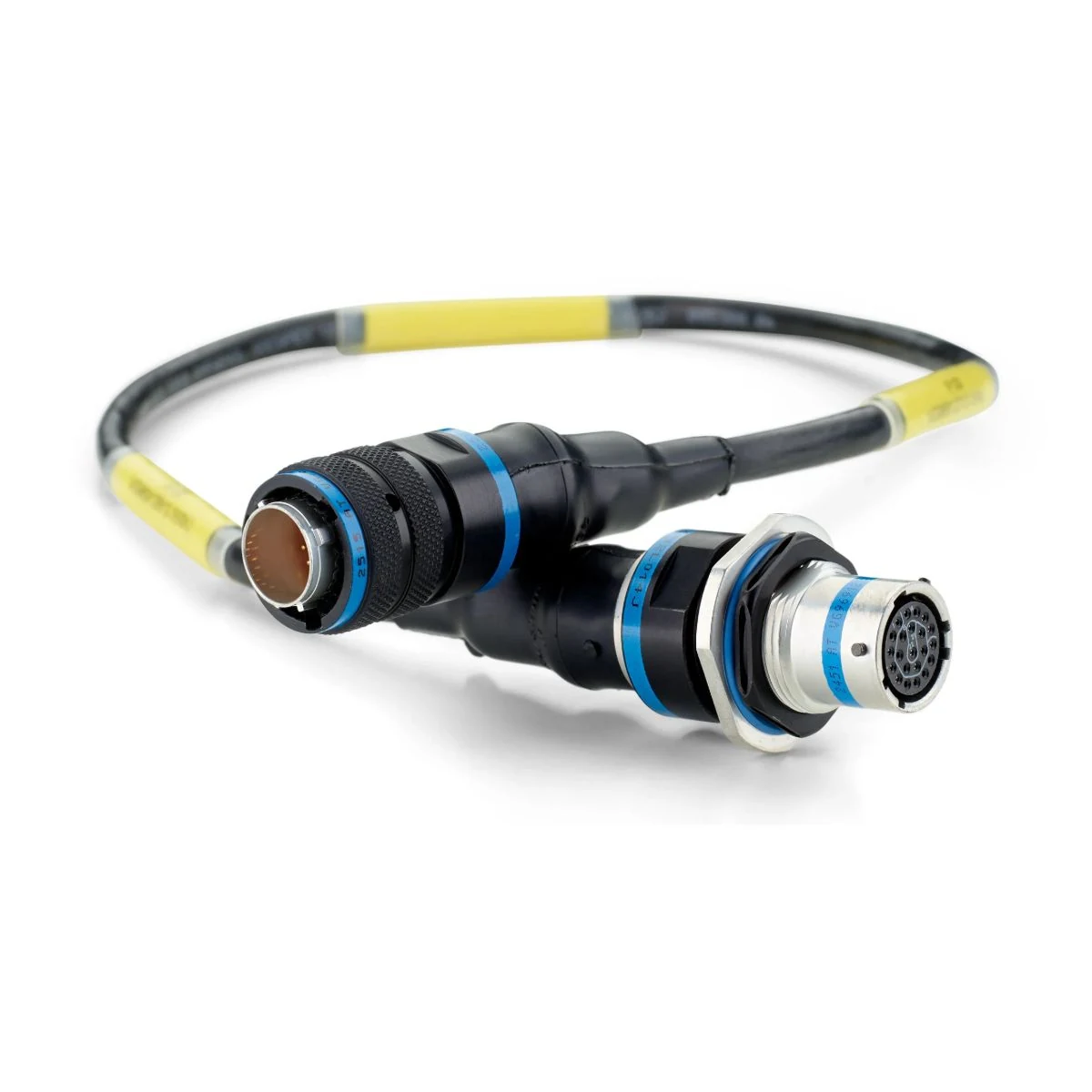 Circular Multi-Pin Locking Connector Double-Ended Harness