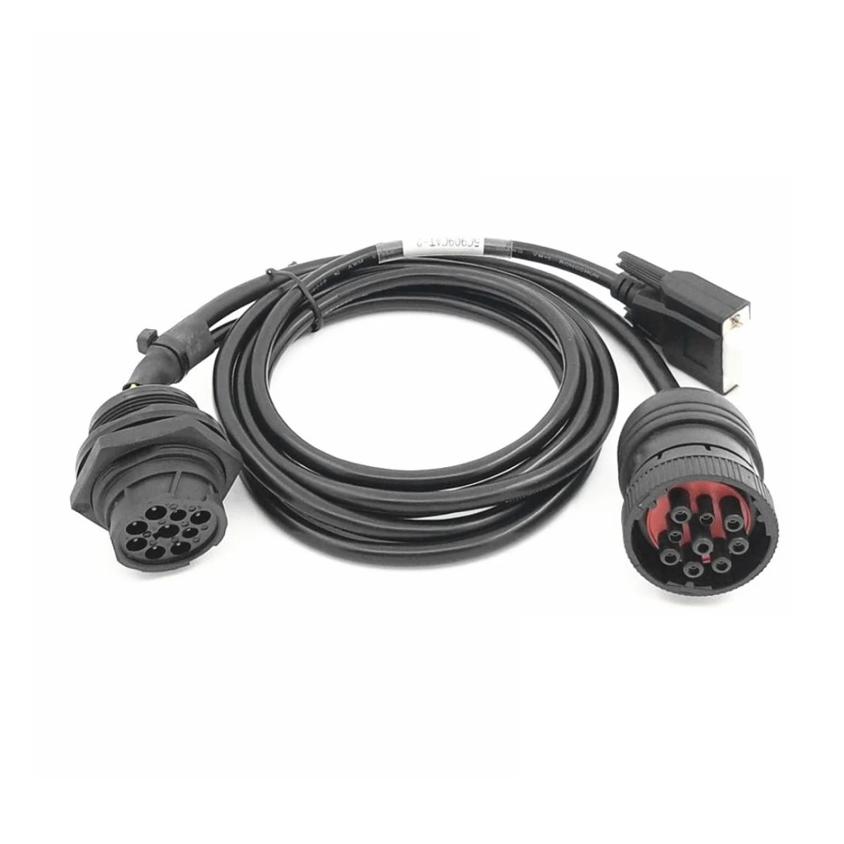 J1939 Dual Circular Plugs to D-sub Multi-Port Harness