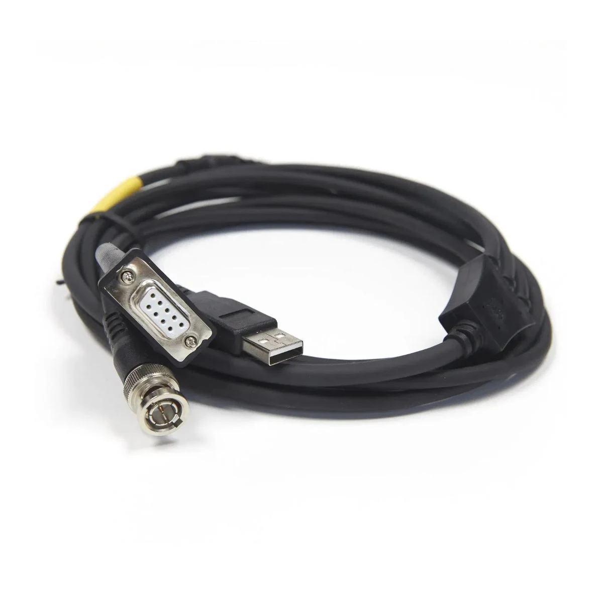 QM 0H Push-Pull Circular Connector to USB & D-sub Harness
