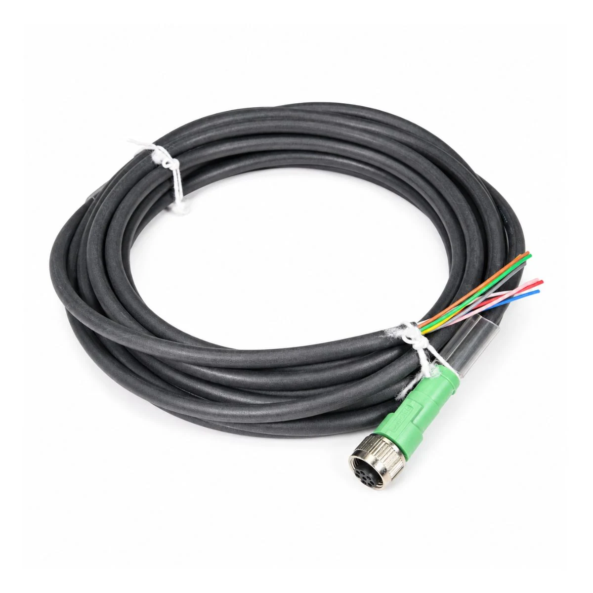 M12 8-Pin Circular Connector Pigtail