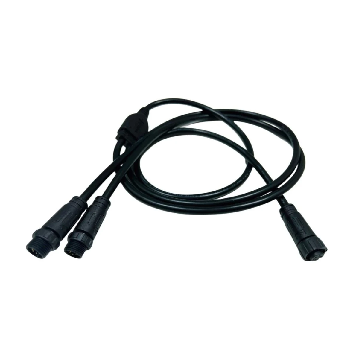 Construction close-up of RGBW Sauna Light 2-Way Branch Harness