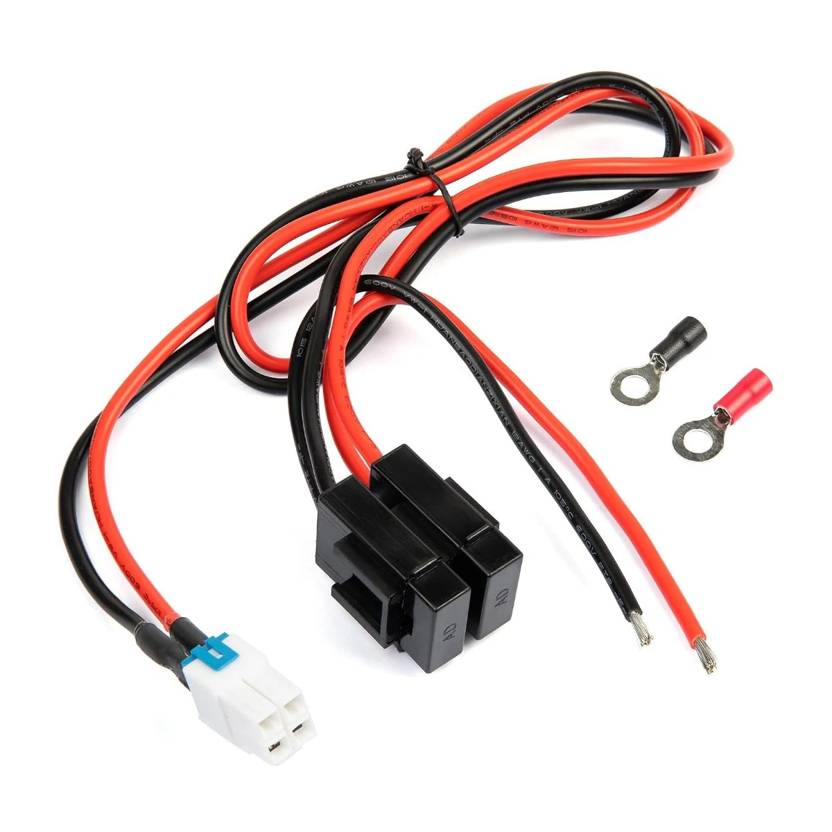 4-Pin with Fuse Holder Power Harness