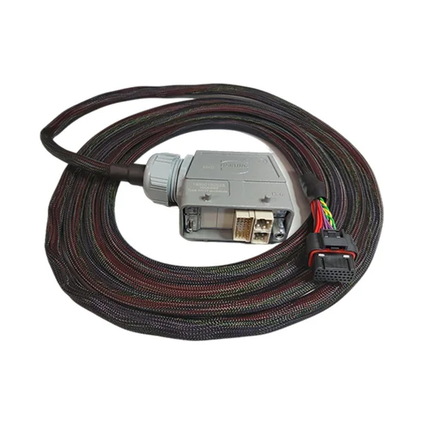 Metal D-sub Connector to Multi-Way Terminal Harness