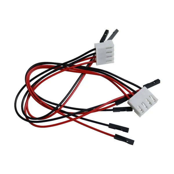 White Plug to Female Header Jumper Harness