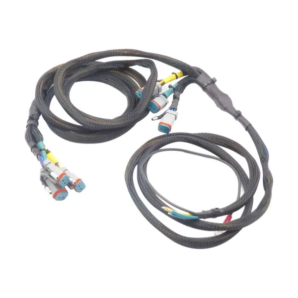 Sealed Connector Dual-Loop Coiled Control Harness