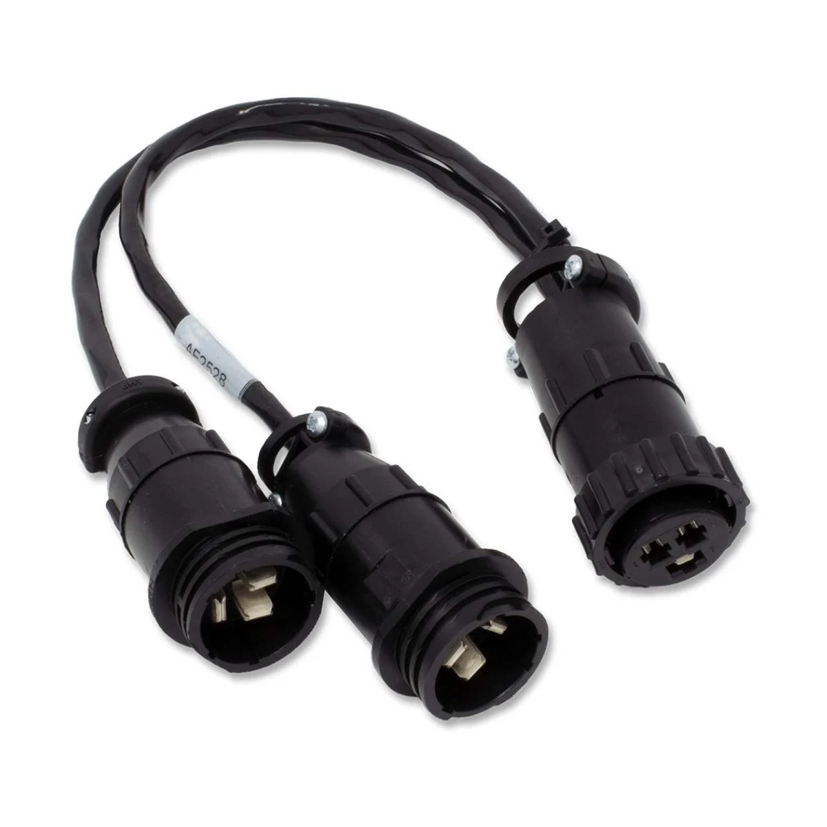 3-Pin Circular Power Connector Y-Branch Harness