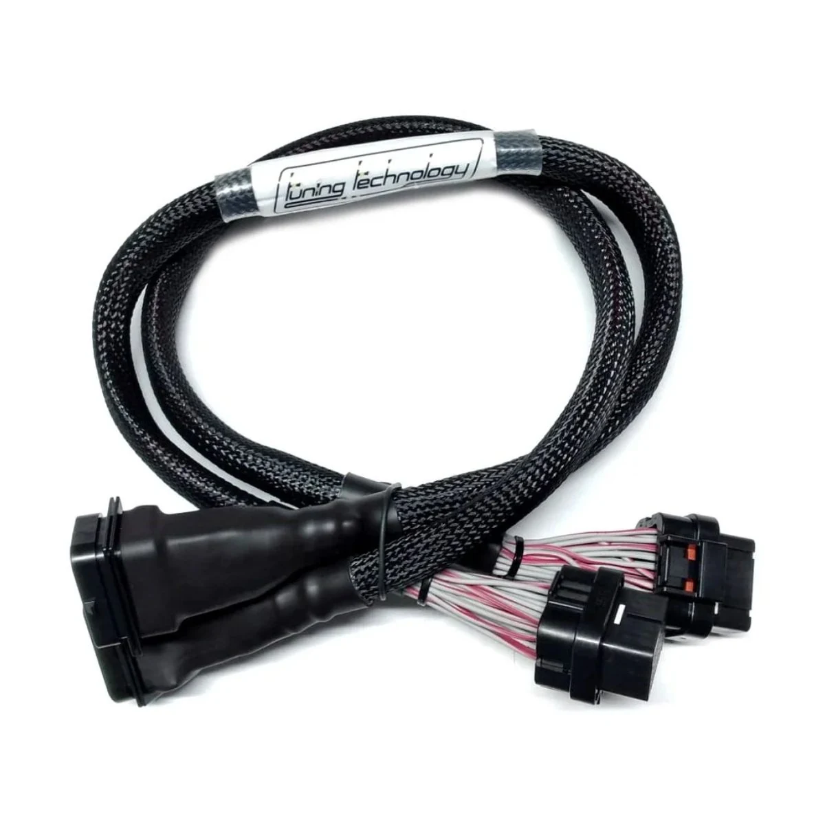 ECU Braided Sleeve Dual Branch Extension Harness