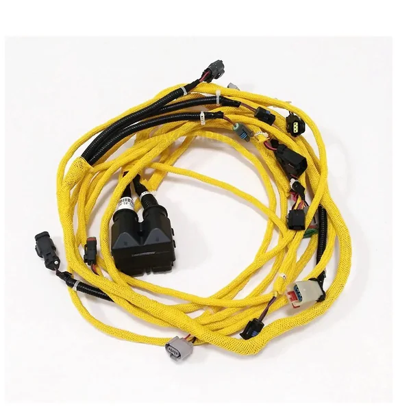 Construction Vehicle Engine Yellow Sleeve Harness