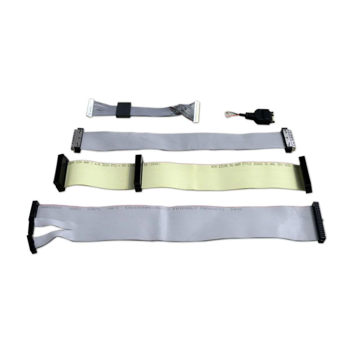 Construction close-up of Assorted IDC Terminated Ribbon Cable Set