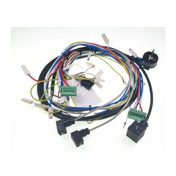 Green Terminal Block & Circular Connector Harness