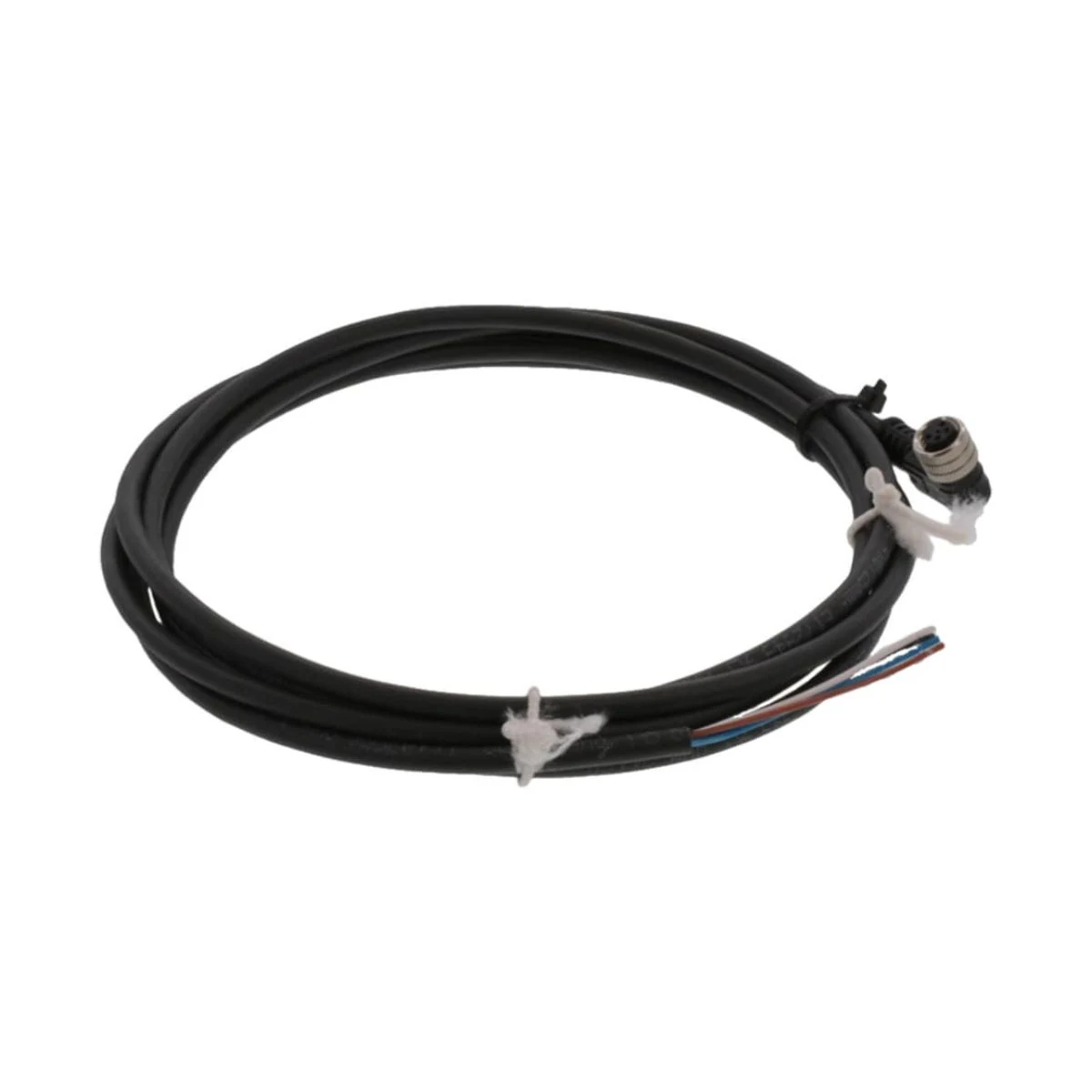 Construction close-up of 3-Core Circular Connector Terminated Harness