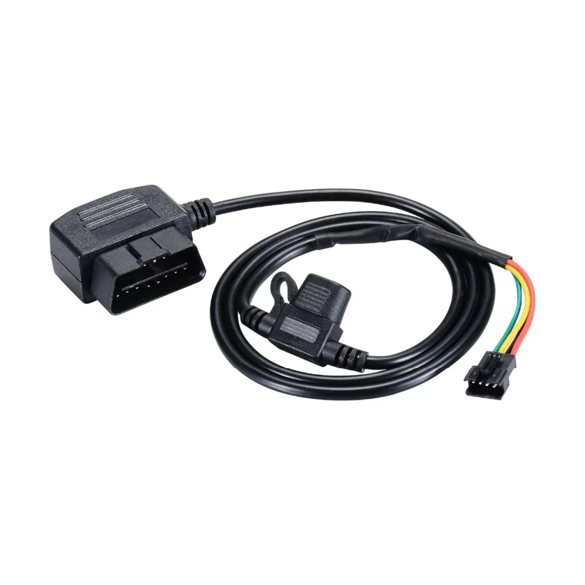 Construction close-up of OBD-II Dual-Port & Compact Power Plug Branch Harness
