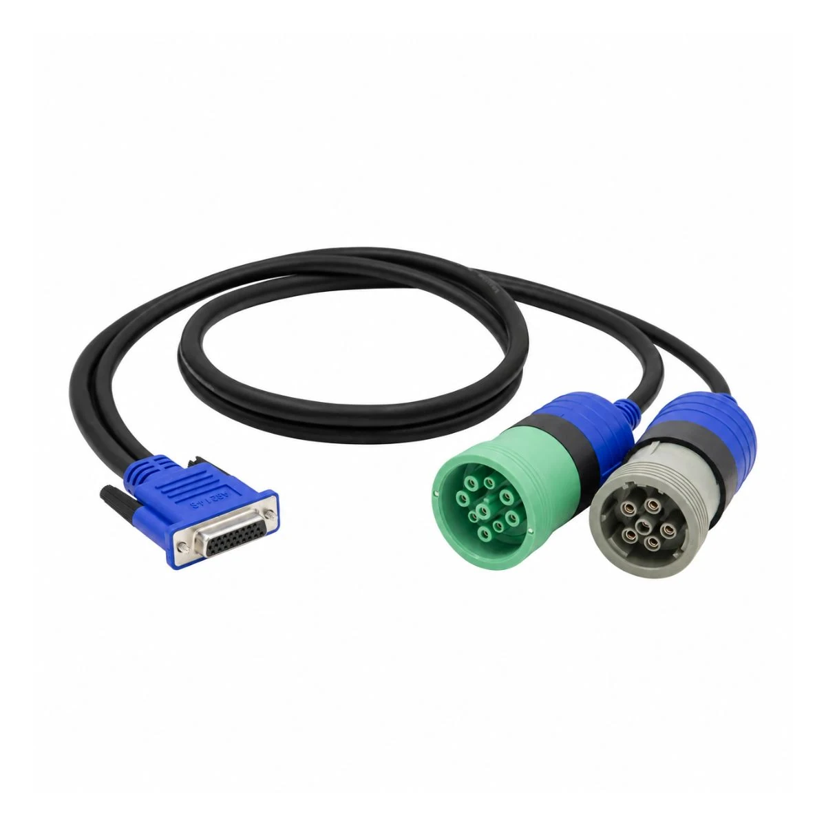 Construction close-up of Heavy-Truck 6-Pin & 9-Pin Y-Branch Diagnostic Harness