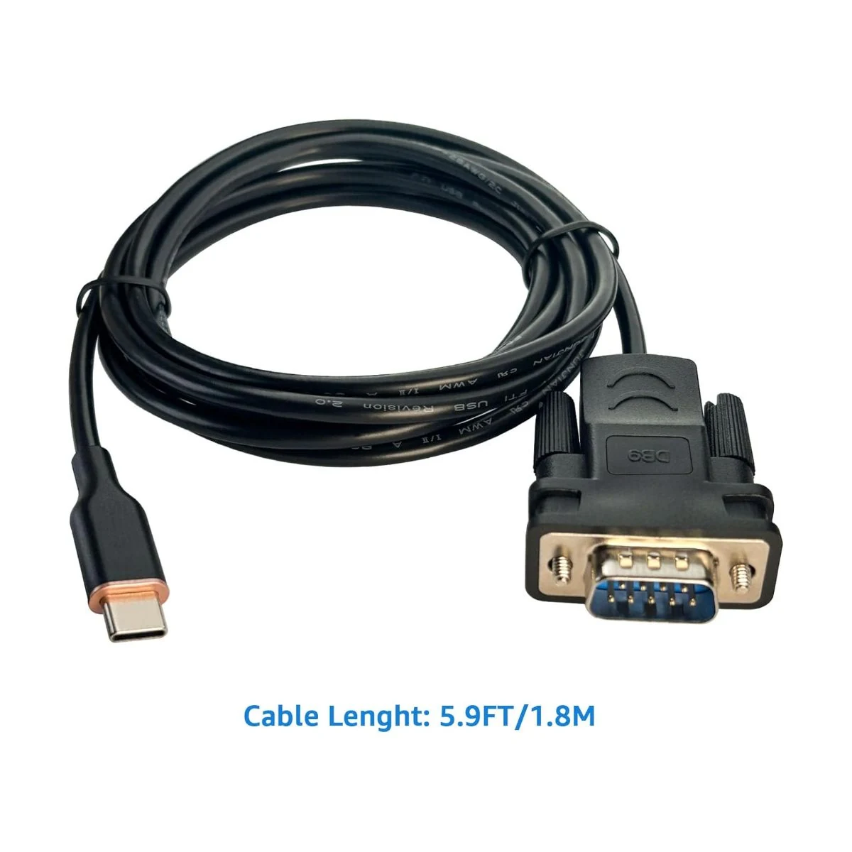 USB-C to DB9 Serial Harness