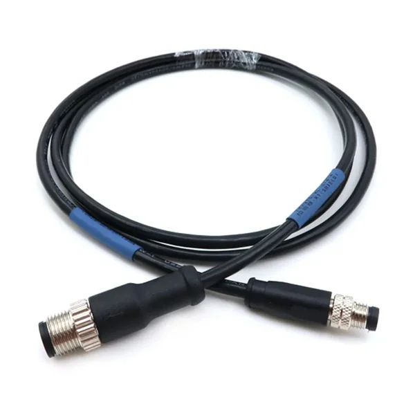 Dual Circular Metal Plugs Sensor Cable