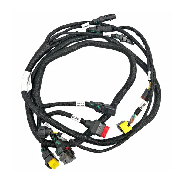 Agricultural Equipment Braided Sleeve & Large Plug Harness