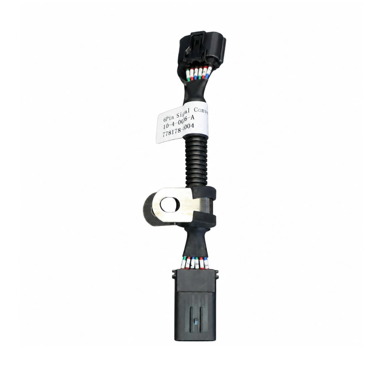 Construction close-up of 6-Pin Corrugated Actuator Harness