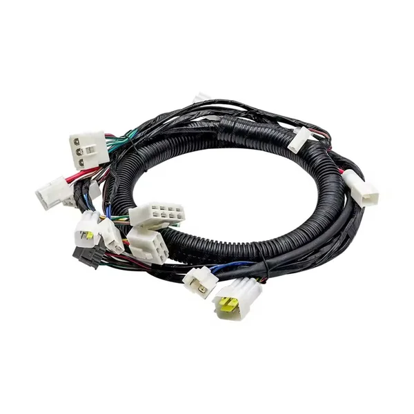 Forklift White Multi-Pin Plug & Circular Terminal Branch Harness
