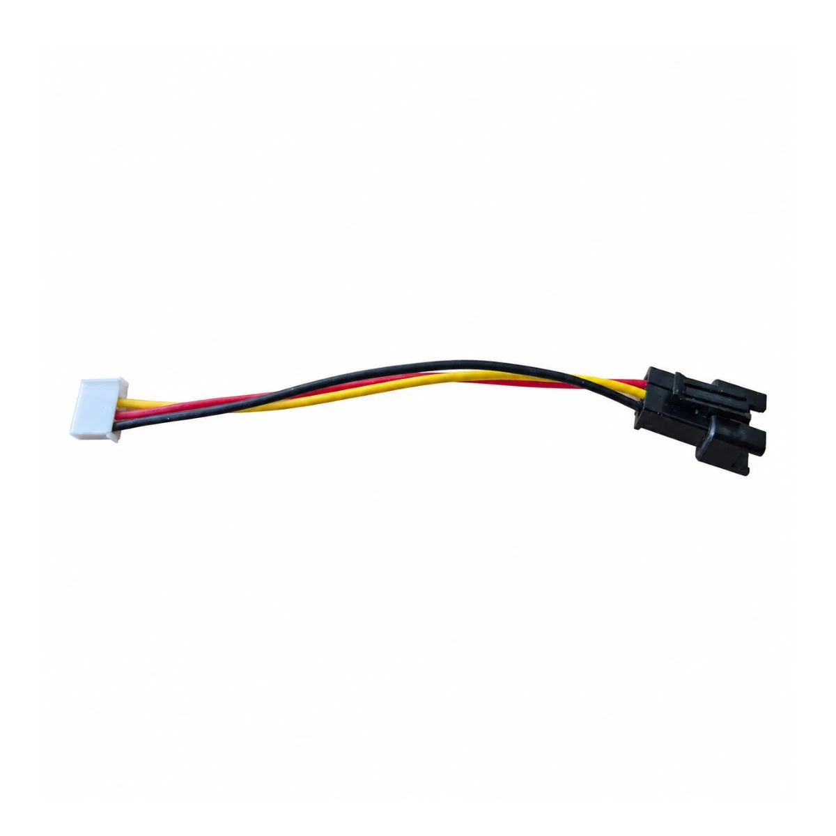 Construction close-up of Four-position power connector adapter harness